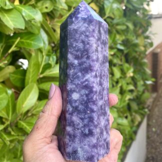 Large Lepidolite Tower 14cm