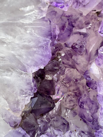 Amethyst And Quartz Polished Back Geode - Image 4