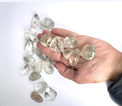 Chlorite Phantom Quartz Tumblestones - Image 4