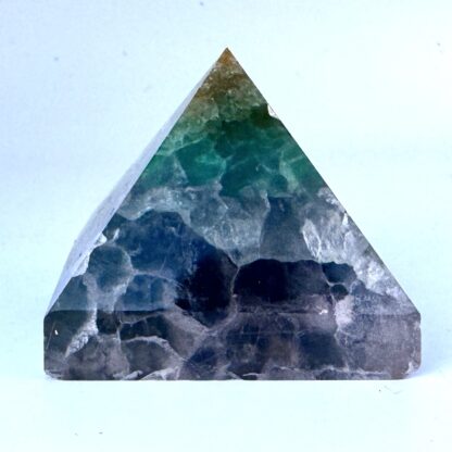 Rainbow Fluorite Pyramid