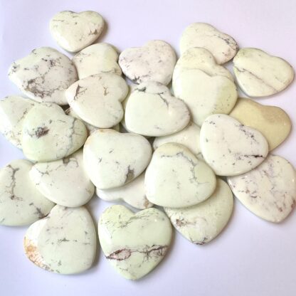 Lemon Chrysoprase Heart - Image 2