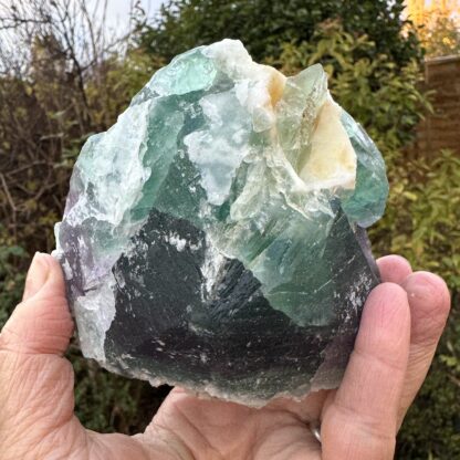 Raw Rainbow Fluorite 10cm - Image 6