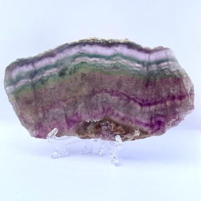 Rainbow Fluorite Polished Slice