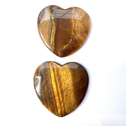 Tiger's Eye Flat Heart - Image 2