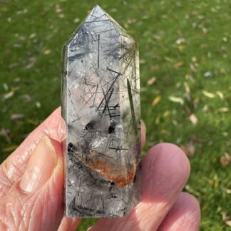 Tourmalinated Quartz Point 5.5cm