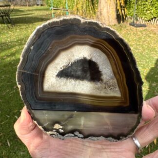 Black Agate Slice