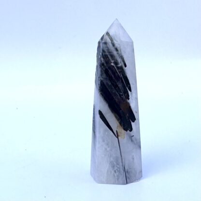 Tourmalinated Quartz Point 5cm - Image 3
