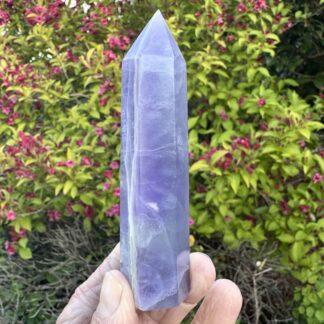 Lavender Fluorite Tower With Yttrium