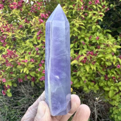 Lavender Fluorite Tower With Yttrium