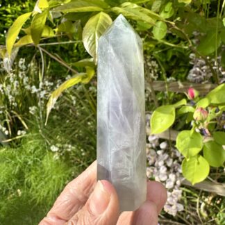 Yttrium Lavender Fluorite Point 9cm