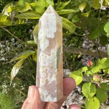 Pink Flower Agate Tower - Image 2
