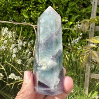 Rainbow Fluorite Tower 9.5cm