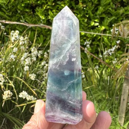 Rainbow Fluorite Tower 9.5cm - Image 2
