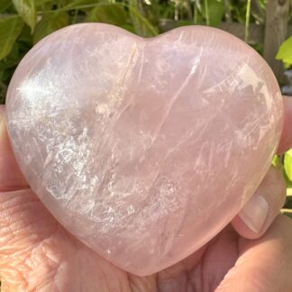 Rose Quartz Large Heart