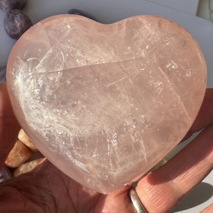 Rose Quartz Large Heart - Image 2