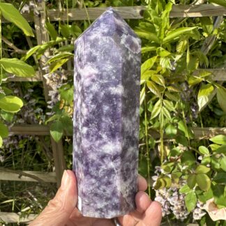 Large Lepidolite Tower 14cm