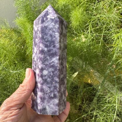 Large Lepidolite Tower 14cm - Image 4