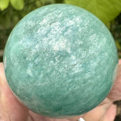 Deep Green Amazonite Sphere 4.5cm - Image 6