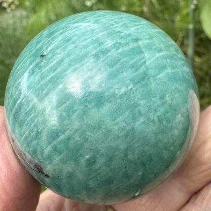 Deep Green Amazonite Sphere 4.5cm - Image 4