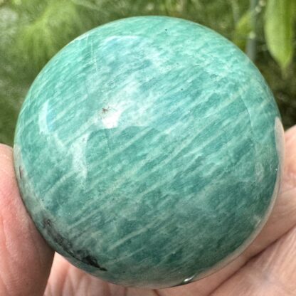 Deep Green Amazonite Sphere 4.5cm - Image 3