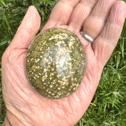 Ocean/Sea Jasper Palm Stone - Image 4
