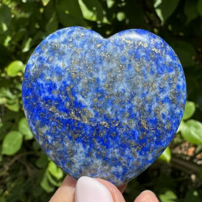 Lapis Lazuli Flat Heart