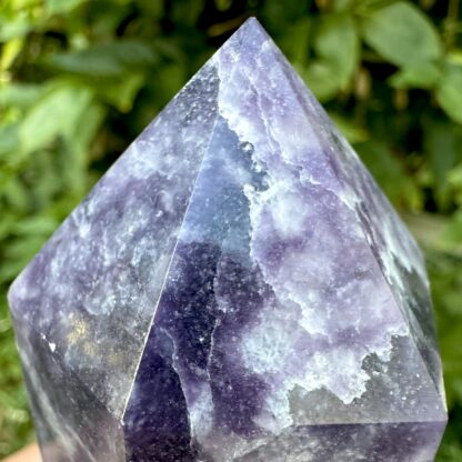 Purple and Lilac Lepidolite Tower 14cm - Image 2