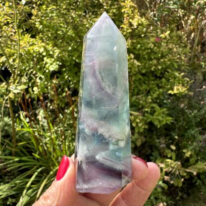 Large Rainbow Fluorite Tower - Image 12