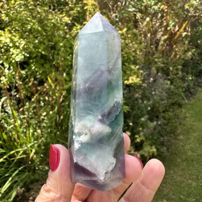 Large Rainbow Fluorite Tower - Image 9