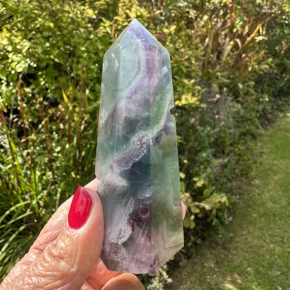 Large Rainbow Fluorite Tower - Image 7