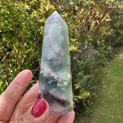 Large Rainbow Fluorite Tower - Image 6