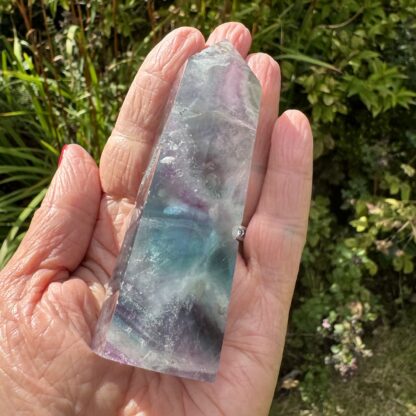 Large Rainbow Fluorite Tower - Image 3