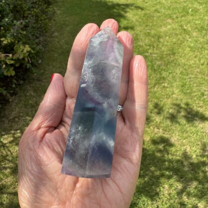 Large Rainbow Fluorite Tower - Image 2