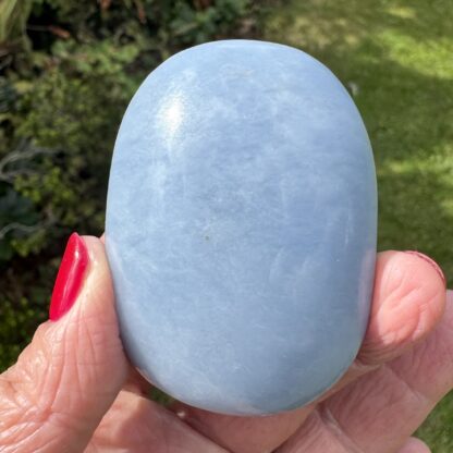 Angelite Palm Stone - Image 5