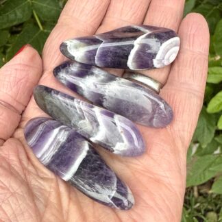 Chevron Banded Amethyst Crystals