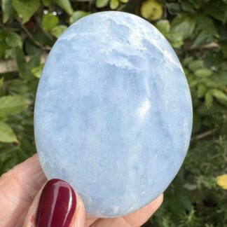 Calming Blue Calcite Palmstone