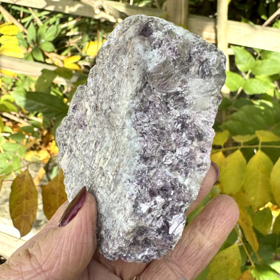 Raw Lepidolite, Pink Tourmaline And Smoky Quartz - Image 9
