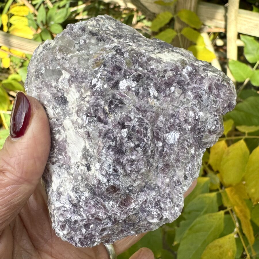 Raw Lepidolite, Pink Tourmaline And Smoky Quartz - Image 7