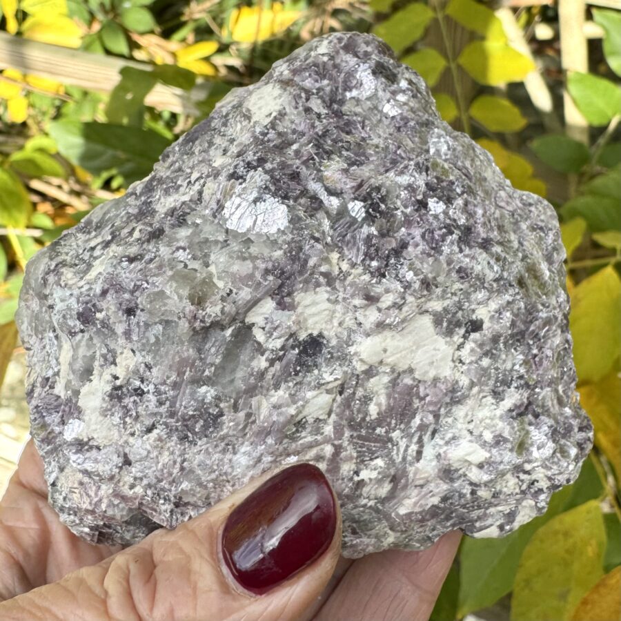 Raw Lepidolite, Pink Tourmaline And Smoky Quartz - Image 6