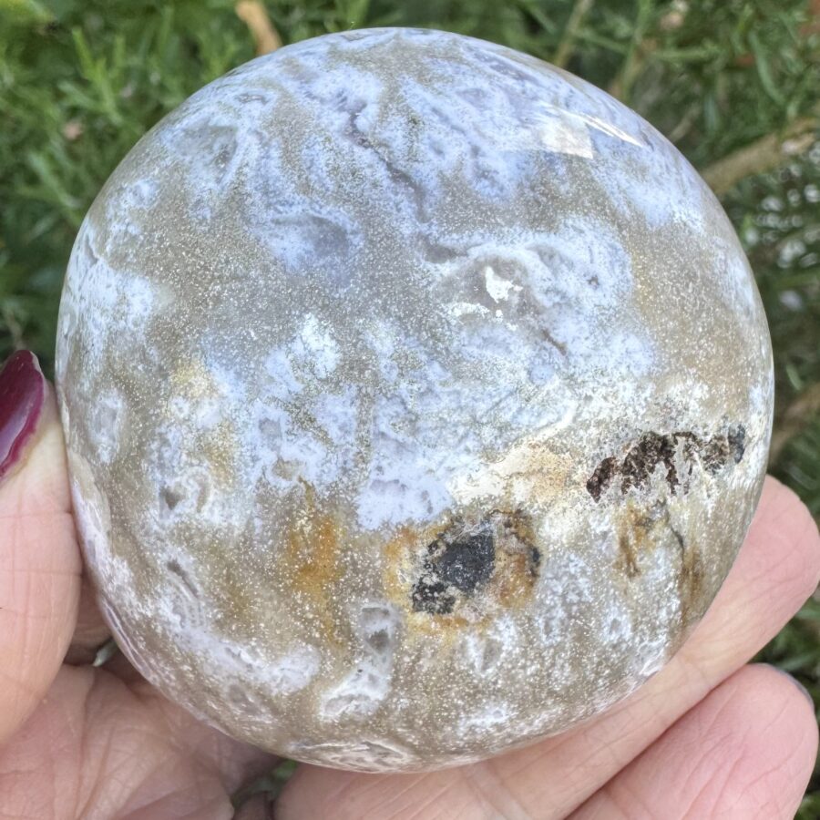 Sea Jasper Palm Stone - Image 2