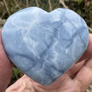 Blue Opal Heart 5cm